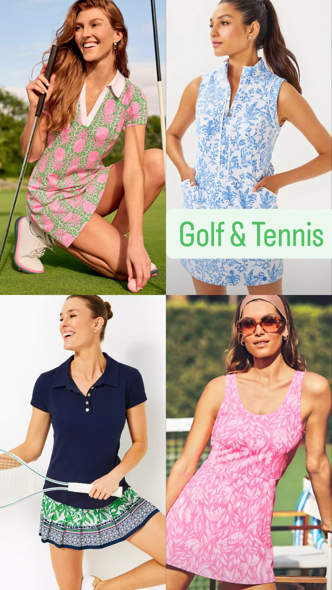 Golf and tennis favorites 🎾⛳️

I’m ready for all the spring/summer sports and outdoor activities 🌴

My go-to for looking cute and being comfortable on and off the tennis court or golf course ✨

#tennisoutfit #tennis #golf #golfoutfit #activewear #sportswear #countryclub 

#LTKFitness #LTKStyleTip #LTKActive