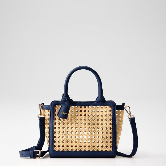 Waterproof Caning Mini Tote Crossbody | Mark and Graham