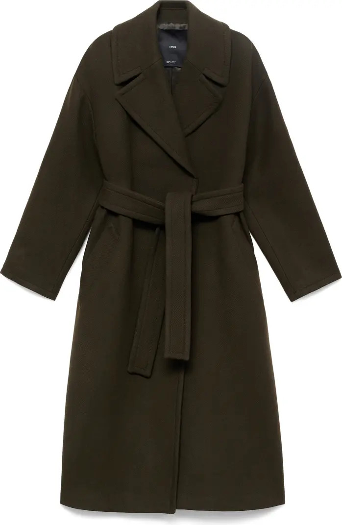 Belted Wool Blend Coat | Nordstrom