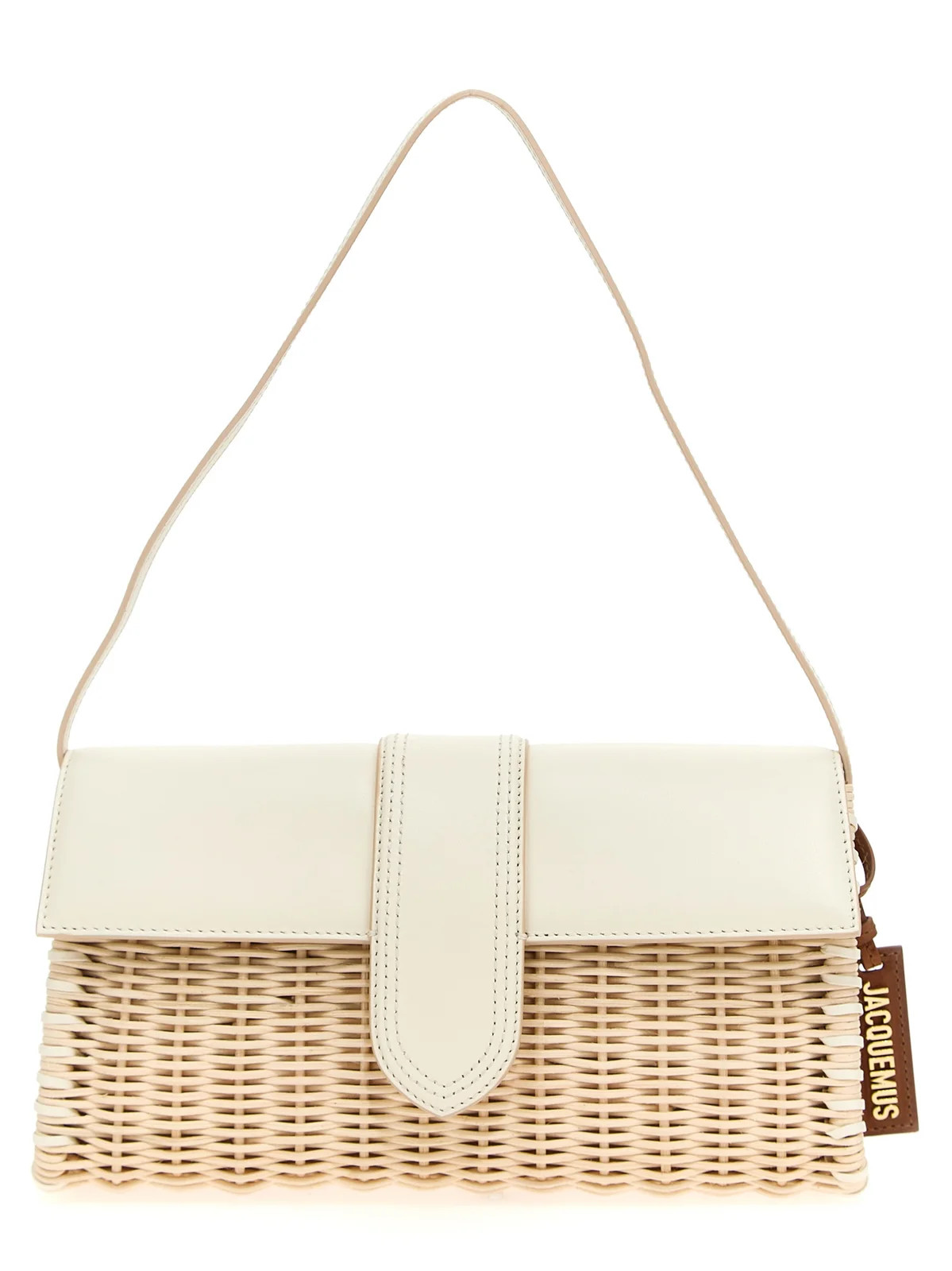 Jacquemus Le Bambino Long Osier Wicker Flap Bag | Cettire Global