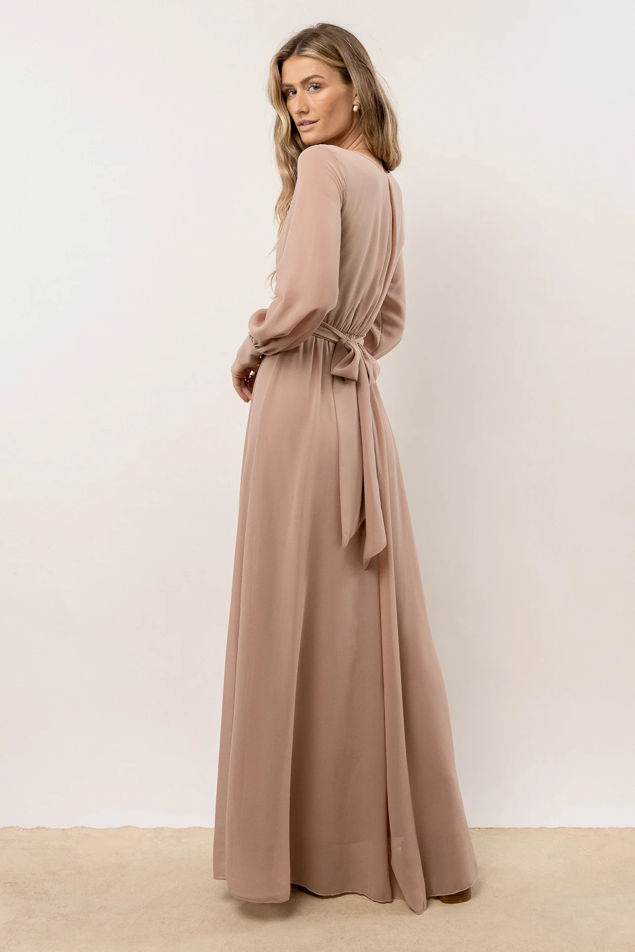 Veronica Maxi Dress in Taupe - böhme | Böhme US