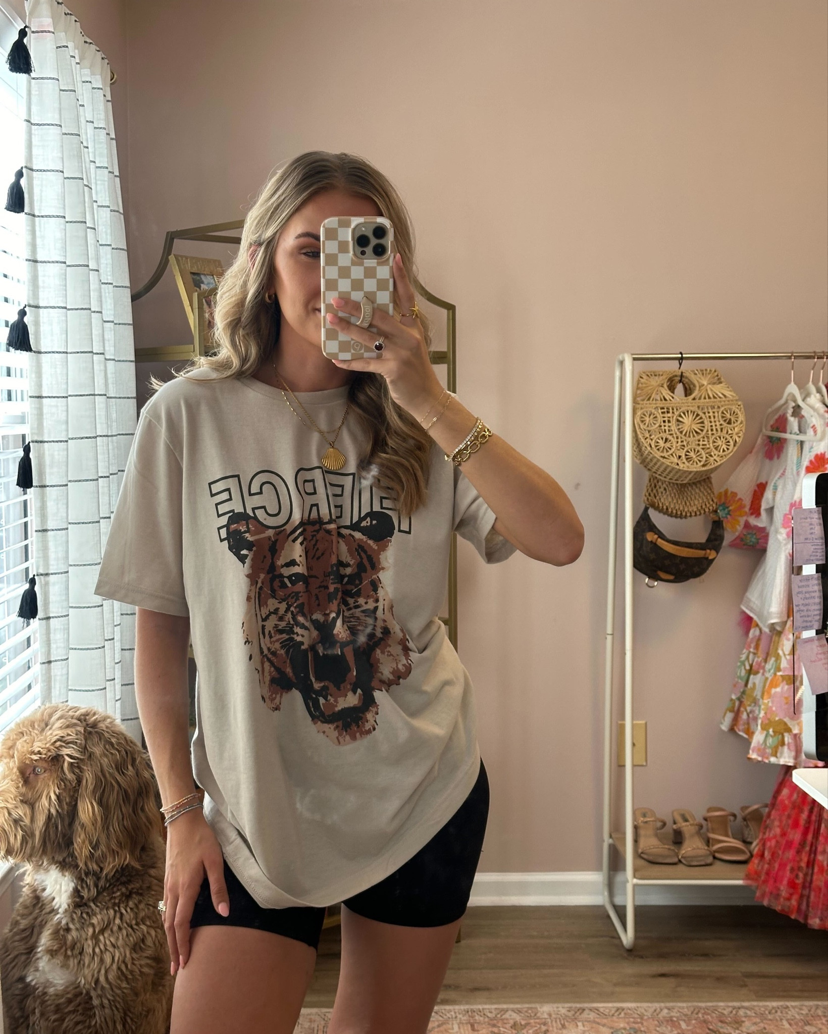 These graphic tees are awesome! Great for travel or casual wear with jean shorts. I got a large for that oversized feel! Don't forget to use discount code MOREEWITHMO.

Country concert outfit
Summer outfits
Travel outfit
Country concert
Graphic Tee

#LTKTravel #LTKSeasonal #LTKFestival