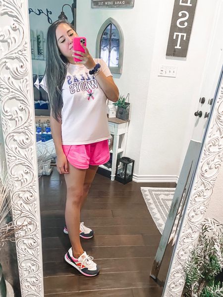 ✯𝙸𝚝’𝚜 𝚐𝚊𝚖𝚎 𝚍𝚊𝚢! ✯ Woop! Let’s go Cowboys! 🤠💙🏈

ʟɪɴᴋ ɪɴ ᴍʏ ʙɪᴏ for
my fun sneakers & active shorts! They are both the stinkin’ best! 💕 Linked similar pink Cowboys tees too! 😜
.
.
.
.
.
.

Follow my shop @dianaastevenson on the @shop.LTK app to shop this post and get my exclusive app-only content!

#liketkit #GameDayStyle #gamedayoutfit #ltkfashion #gameday #outfitinspo #activewear #comfyoutfit #comfystyle #lifestyleblogger #texasblogger #amazon #amazonfashion #amazonstyle #affordablestyle #dallascowboys #newbalance #amazonfinds #dakprescott #footballsunday #mirrorselfie 

#LTKsalealert #LTKfamily #LTKstyletip #LTKunder50 #LTKunder100 #LTKfit #LTKcurves #LTKstyletip #LTKshoecrush