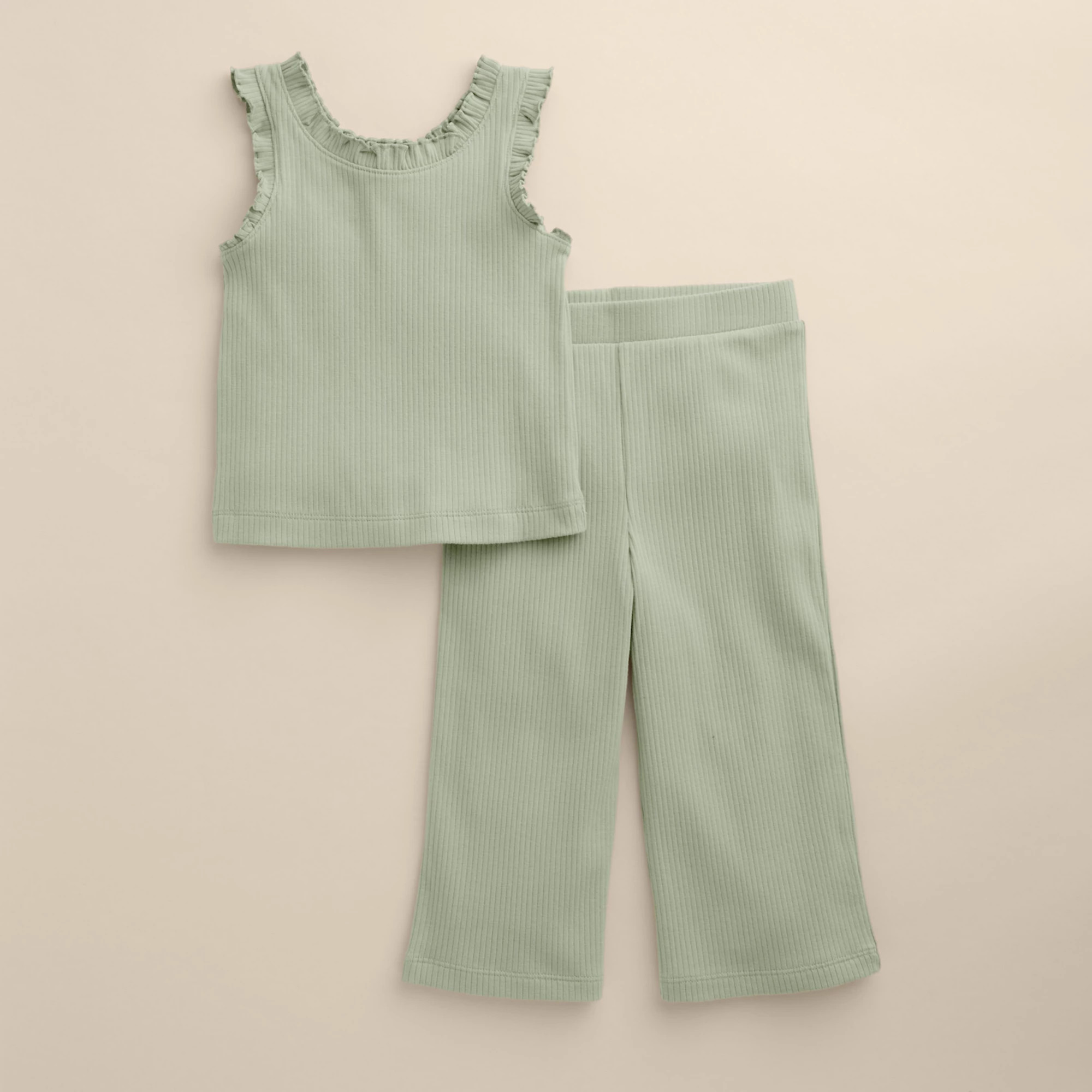 Girls 4-12 Little Co. by Lauren Conrad 2-pc. Essential Tank & Wide Leg Pants Set | Kohl's