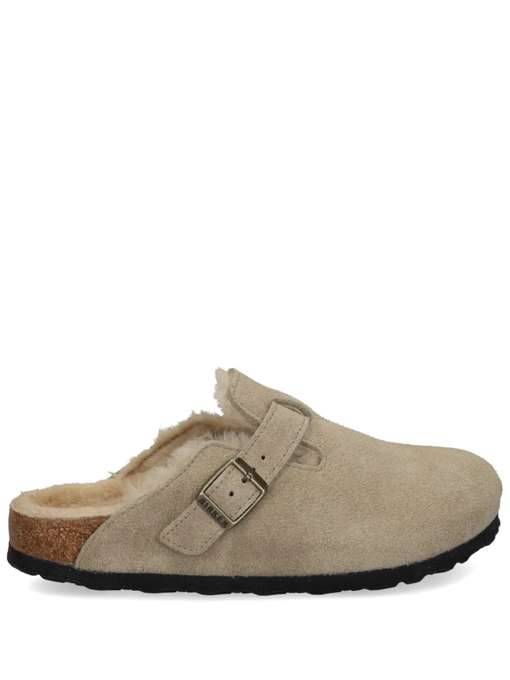 Birkenstock Boston Shearling Mules | Neutrals | FARFETCH UK | Farfetch Global