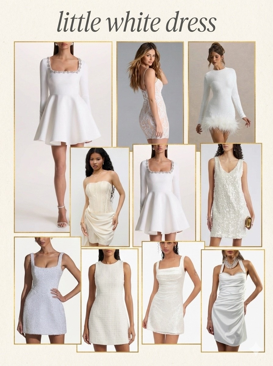 Cloud Dancer Dreamin' ☁️🎄 Shop these Little White Dresses for Holiday Deals!
With Cloud Dancer being the color of the year, I’ve rounded up some seriously cute little white dresses 🤍 perfect for all your festive holiday occasions.
These styles are not only on-trend but are also priced to make your holiday shopping even sweeter. 🎁 Grab your favorite and get ready to sparkle!
Collage Highlights:
• Lace & Satin Details
• Chic Cutouts & Embellishments
• Classic & Modern Silhouettes

#LTKholiday #LTKunder100 #CloudDancer #LittleWhiteDress #HolidayPartyStyle #StyleInspo #WinterWhite

#LTKHoliday