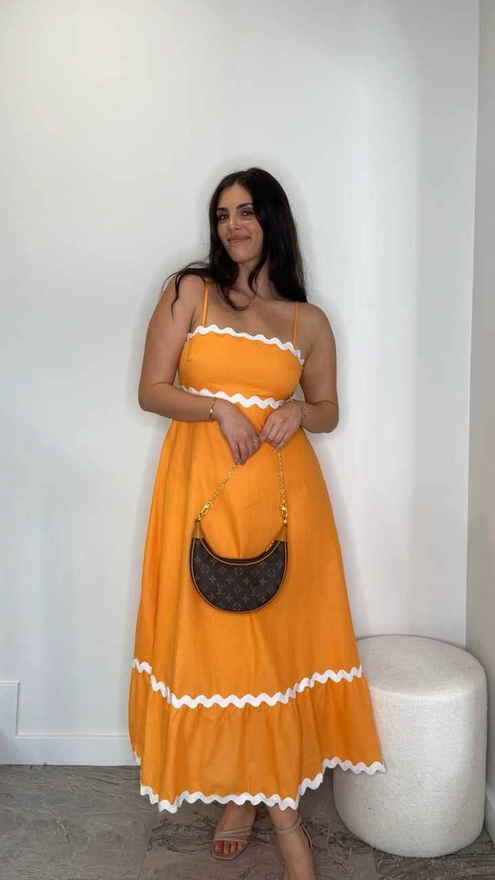 Love this Showpo orange and white maxi! Perfect sundress for euro summer / Italy holiday! Wearing size 12AU 

#LTKstyletip #LTKmidsize #LTKplussize