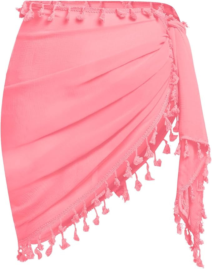 Holipick Sarong Coverups for Women Bathing Suit Wraps Swimsuit Cover Up Skirt Beach Sarongs Swim ... | Amazon (US)