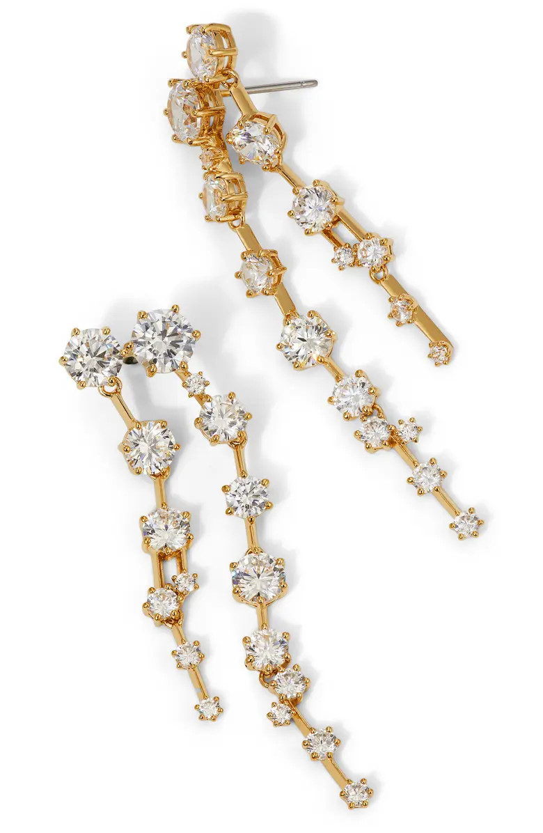 Nadri Cubic Zirconia Linear Drop Earrings | Nordstrom | Nordstrom