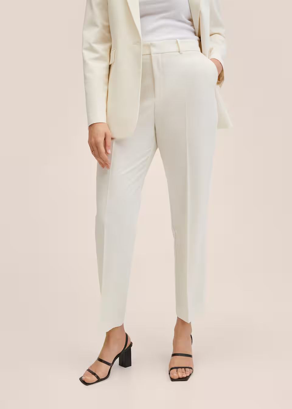 Straight suit trousers | MANGO (UK)