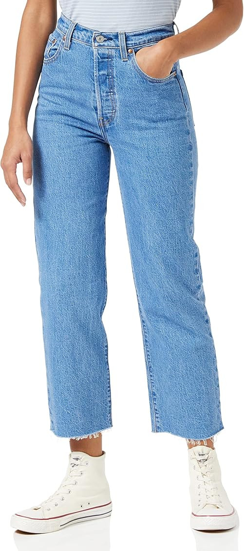 Levi's Women's Ribcage Straight Ankle Jeans | Amazon (UK)