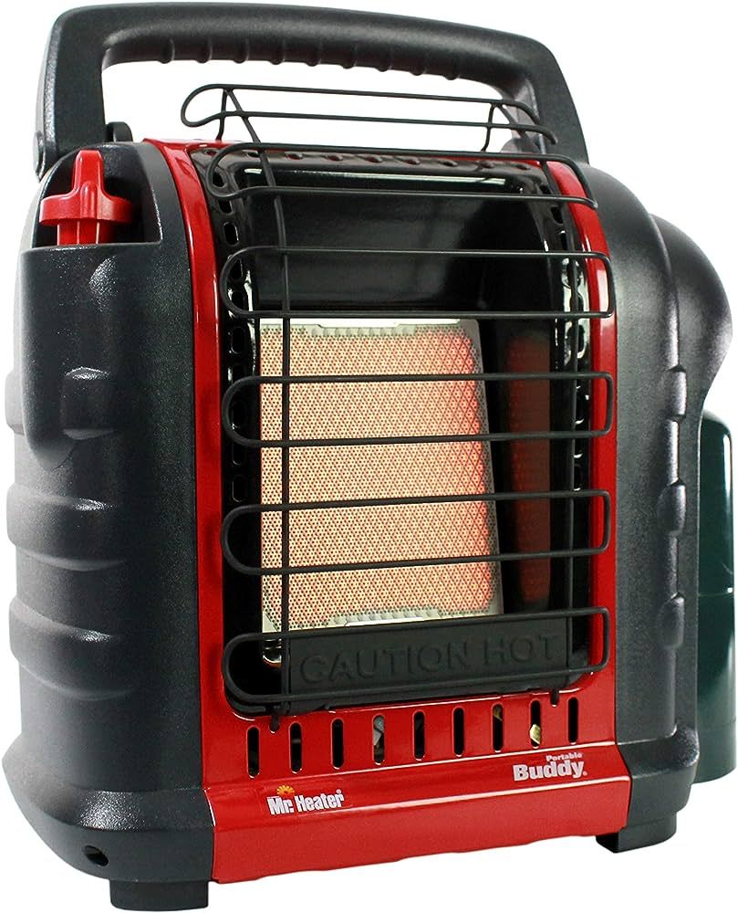 Mr. Heater F232000 MH9BX Buddy 4,000-9,000-BTU Indoor-Safe Portable Propane Radiant Heater, Red-B... | Amazon (US)