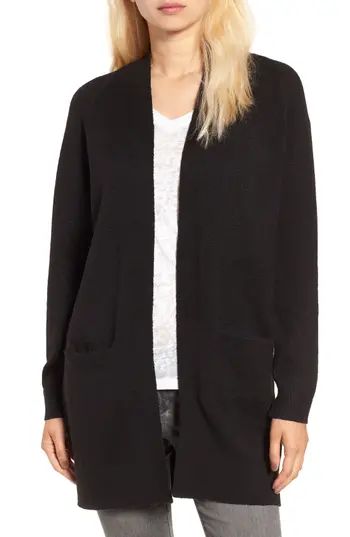 Women's Bp. Open Front Cardigan, Size X-Small - Black | Nordstrom