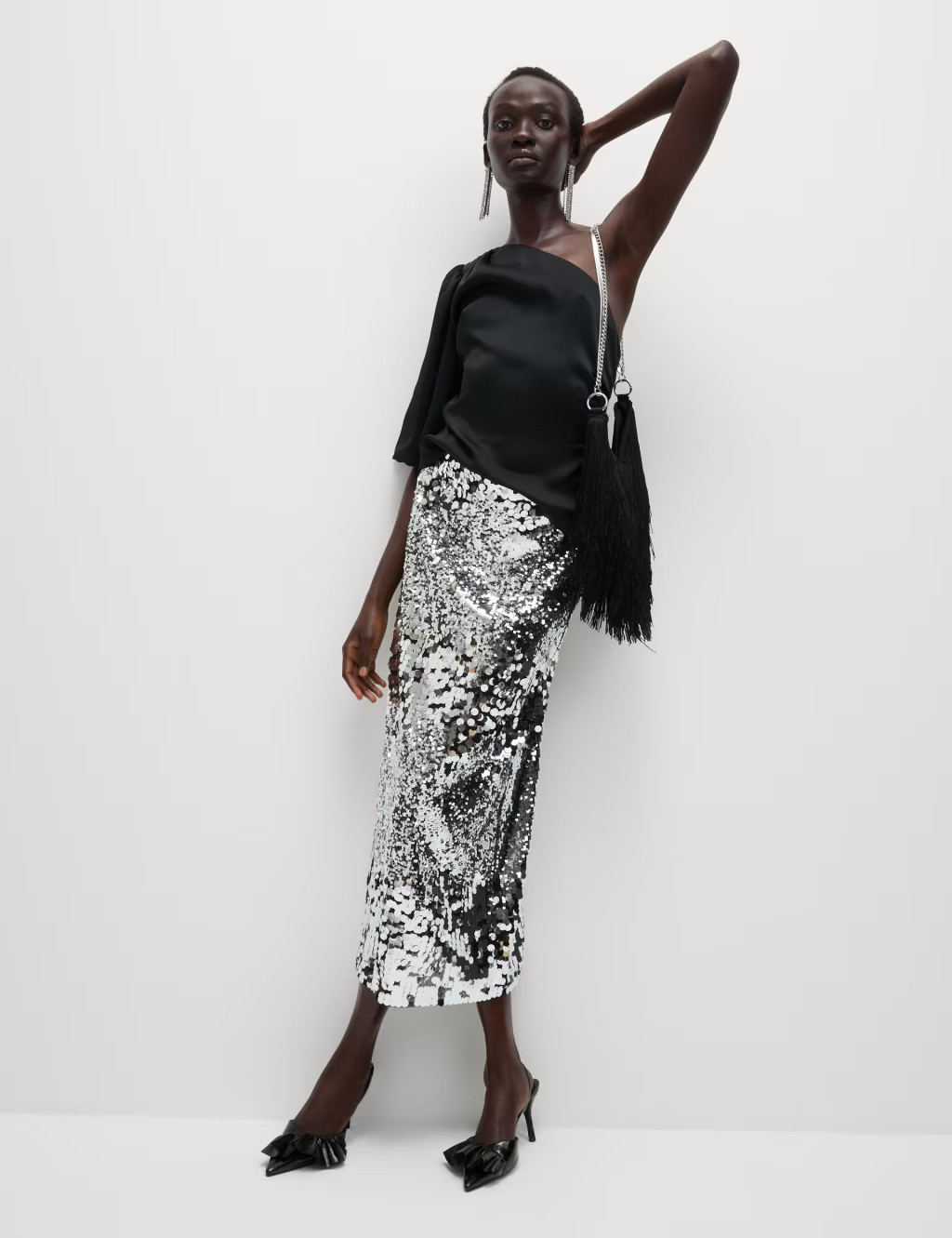 Sequin Midaxi Pencil Skirt | Marks & Spencer (UK)