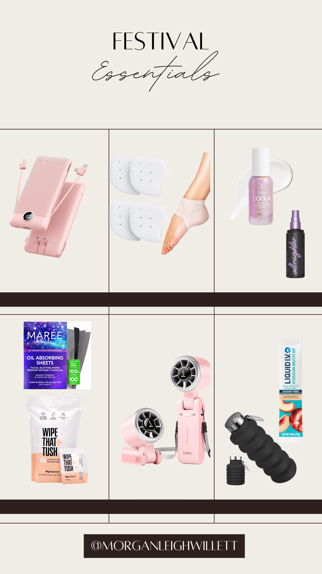 Amazon festival essentials! Everything YOU NEED to survive for a weekend in the desert 🌵🎡🎶 

 

#LTKFestival #LTKFindsUnder100 #LTKFindsUnder50