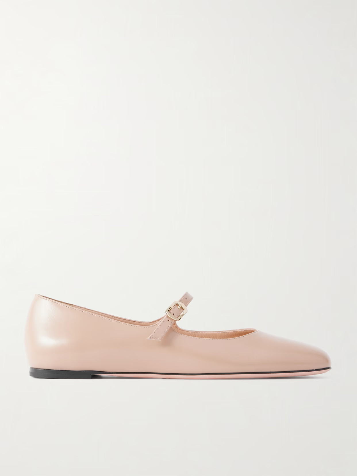 BALLY - Belkys Leather Mary-jane Ballet Flats - Pink - IT39.5 | NET-A-PORTER APAC
