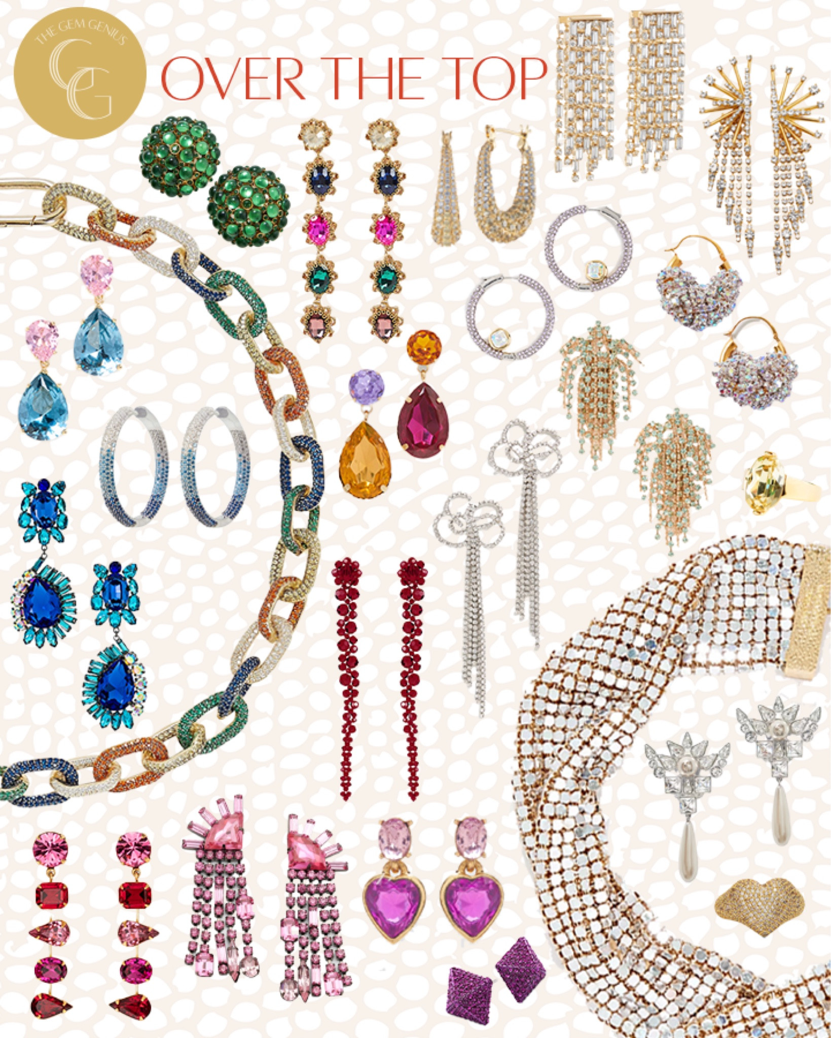 Over the Top // Sparkle in these festive holiday pieces that don’t break the bank by costing less than $1,000!

 #thegemgenius #gemgenius #jewelry #jewels #jewelryaddict #gemstones #birthstone #overthetop #onlineshop #shopsmall #womenownedbusiness #smallbusiness #smallbusinessowner #onlinebusiness #womenowned #earrings #necklace #bracelet #braceletstacks #rings #accessories #womensstyle #womensfashion #instajewelry #jewelrygram #designerjewelry #statementjewelry #statementearrings #fashionjewelry #moodboard

#LTKGiftGuide #LTKHoliday #LTKFind