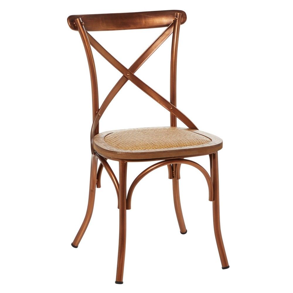 Farmhouse Iron Dining Chair Copper - Olivia & May | Target