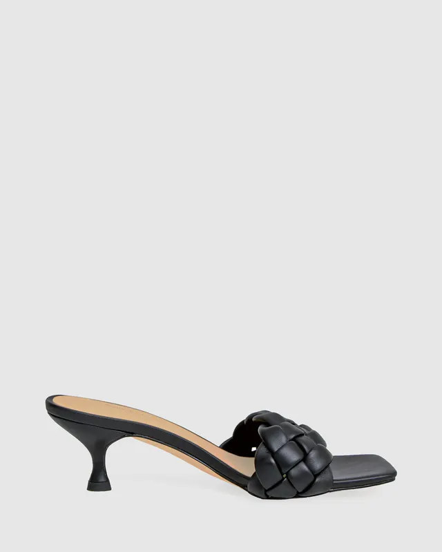Belle & Bloom Tenacity Woven Heel - Black - Black - 8AU | Verishop