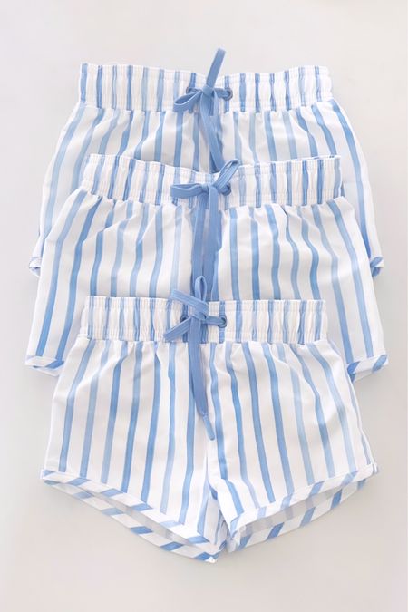 Striped swim trunks for boys 💙

#LTKfamily #LTKkids #LTKbaby