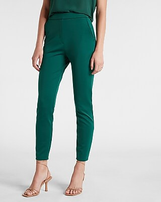 High Waisted Nylon Pull-on Leggings | Express