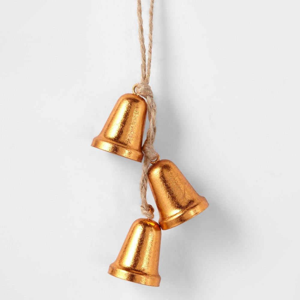 7"" Cluster Bell Christmas Tree Ornament Copper - Wondershop | Target