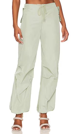 Jessie Parachute Cargo Pant in Sage | Revolve Clothing (Global)