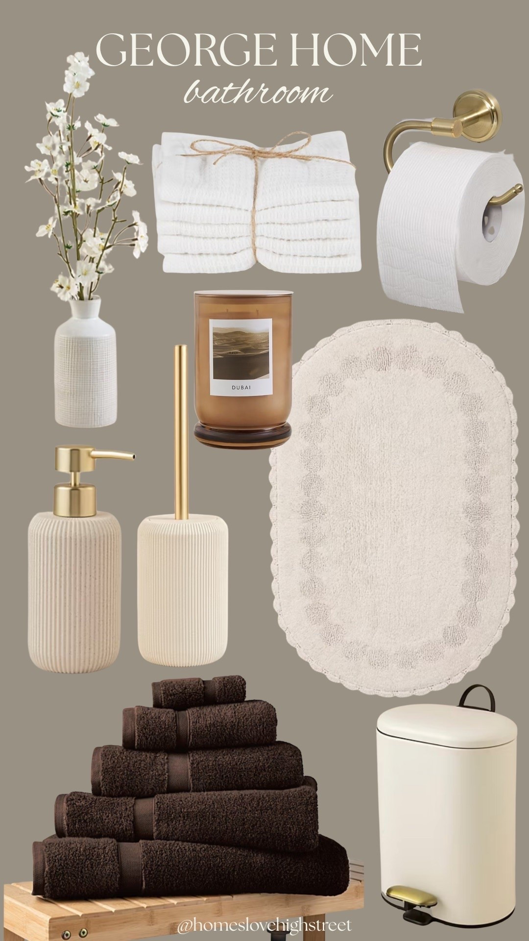 Bathroom dreams 🤎✨ Neutral tones, cosy textures & those little details that make all the difference. The perfect mix of warm, timeless and effortlessly chic.

#bathroom #bathroominspo #AD #georgehome

#LTKuk #LTKeurope #LTKhome