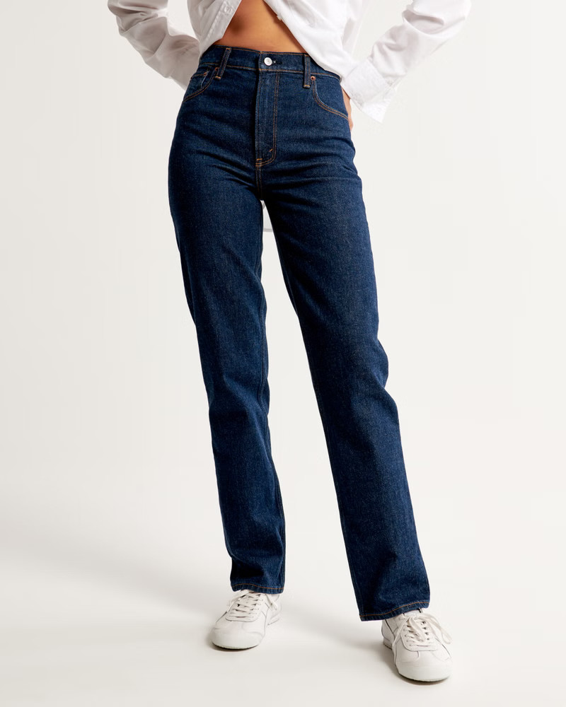 Ultra High Rise 90s Straight Jean | Abercrombie & Fitch (US)