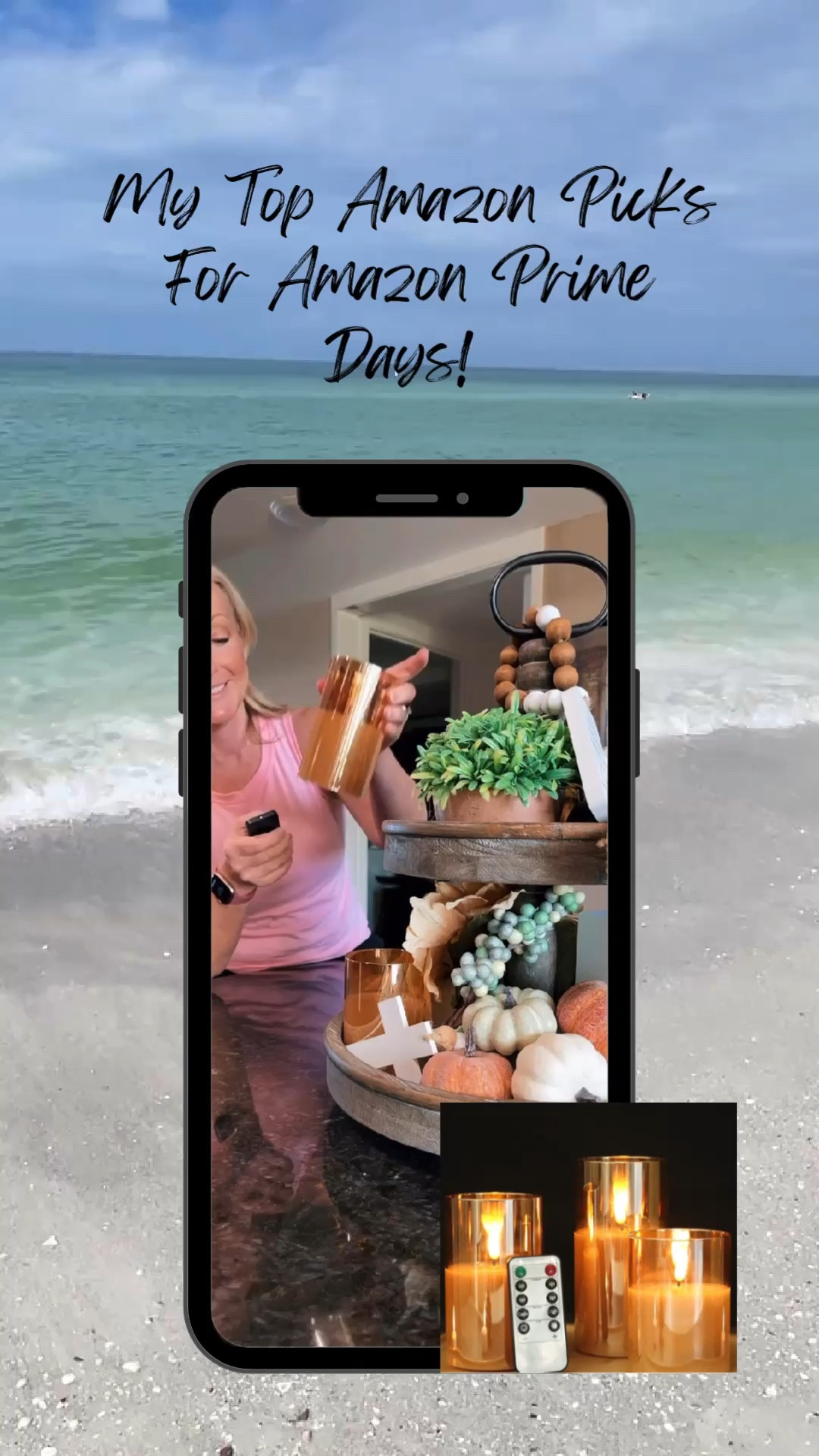 Amazon Prime Days are starting and I picked out my 4 favorite items so far this year that you will want to grab! 

My favorite flameless LED flickering remote control candles. Perfect for everyday or the upcoming holidays!!

My mDesign refillable glass soap dispenser! They come is different colors. Perfect for those hand soap’s that you love but don’t love the packaging they come in! 

Our Coleman double portable chair for the beach to watch sunsets! It is also perfect to watch all of your kid’s sports activities! 

And lastly our electric grill for our balcony. Absolutely love this thing! 

#LTKxPrime #LTKsalealert #LTKhome