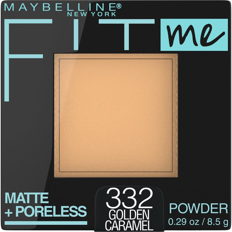 Maybelline Fit Me Matte + Poreless Pressed Face Powder Makeup, Golden Caramel, 0.29 oz. | Walmart (US)
