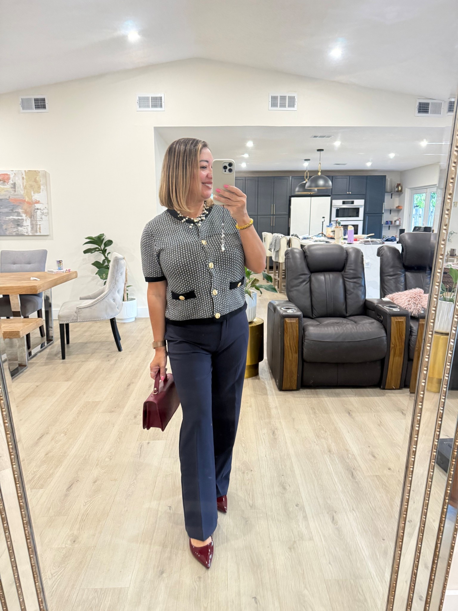 Outfit that makes you feel confident instantly 

Pants @anntaylor 
Top @anntaylor 

Elevated look!! 

#womenfashion #workwearoutfit #elegantoutfit #over40style 

#LTKOver40 #LTKSaleAlert #LTKWorkwear