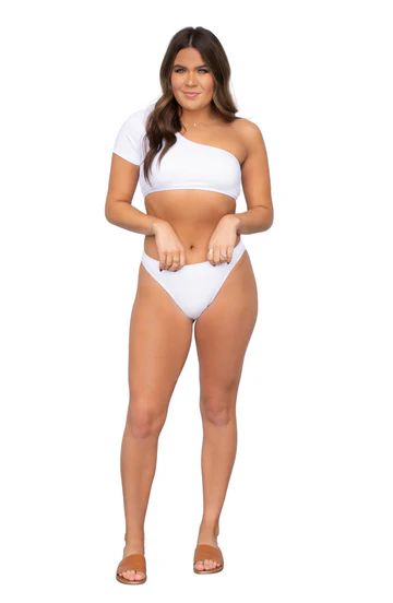 Pina Colada White Bikini Swim Set | Apricot Lane Boutique