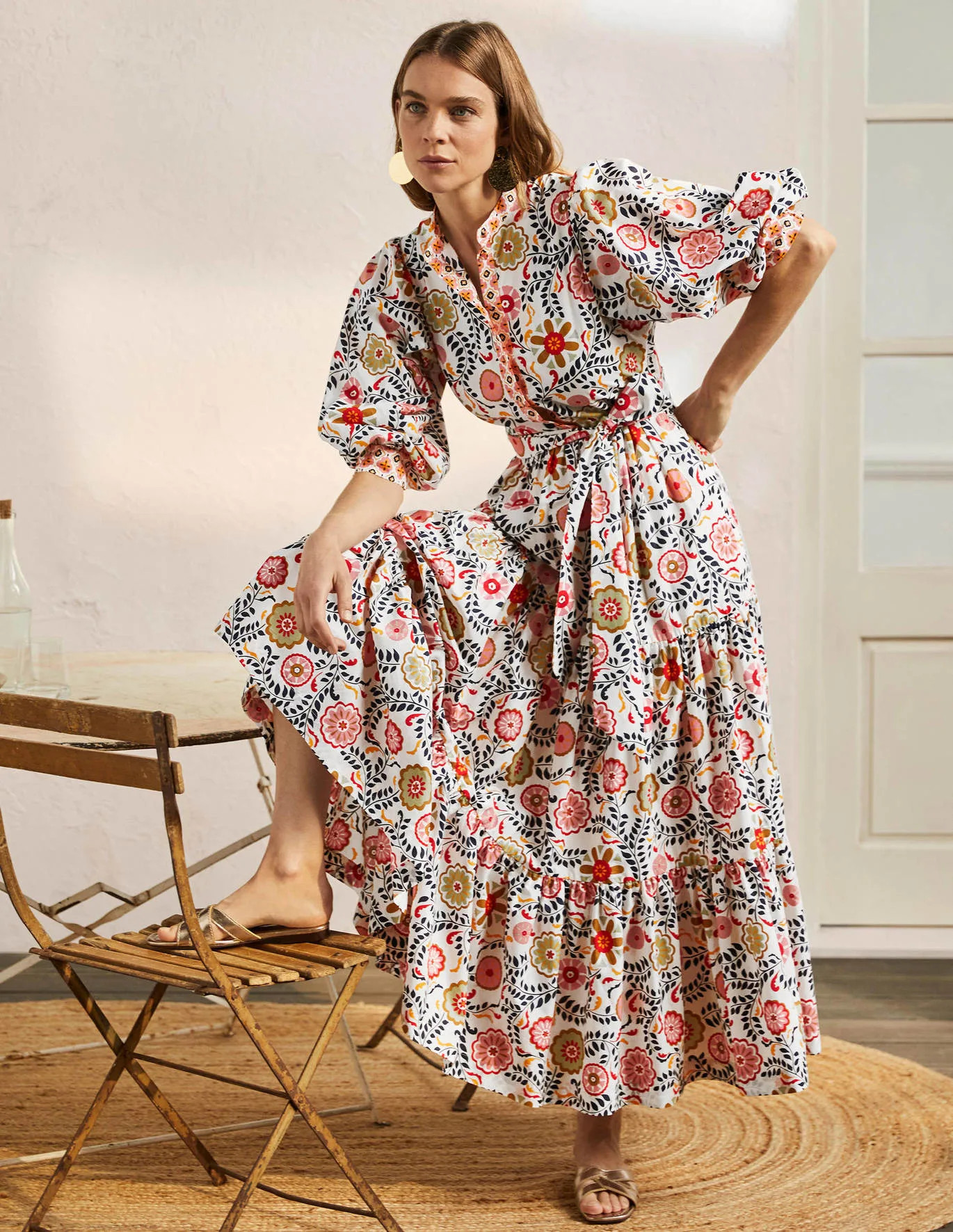 Ava Tiered Maxi Dress | Boden (US)