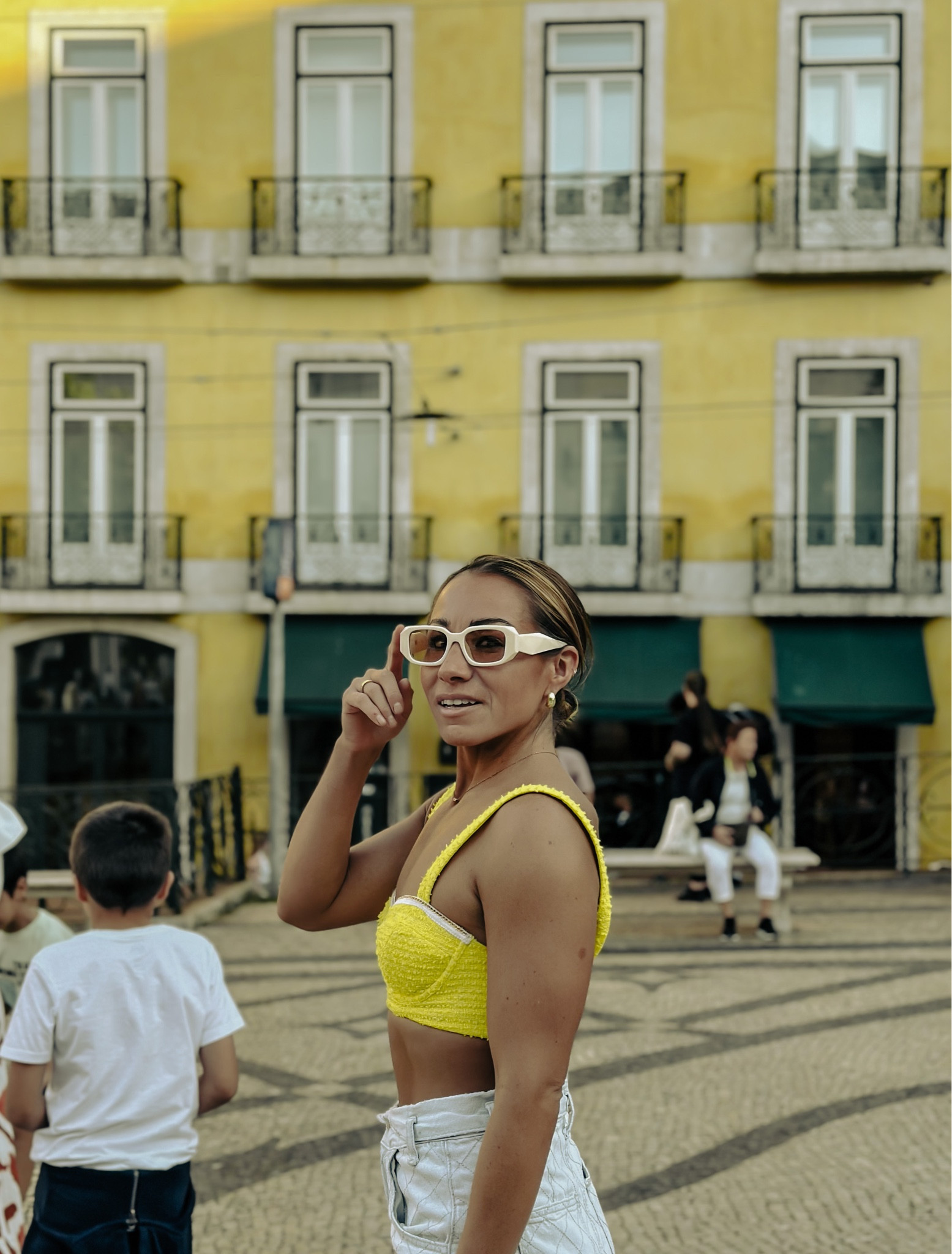 Europe summer outfit! It’s so hot this summer so this was great. The sunglasses are very European too! 

Size S top
European Summer
Portugal

#LTKFind #LTKunder100 #LTKtravel