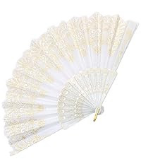 EOSAU Handheld Chinese Folding Fan Hand Fans for Women Foldable Bulk for Party Wedding Church Dan... | Amazon (US)