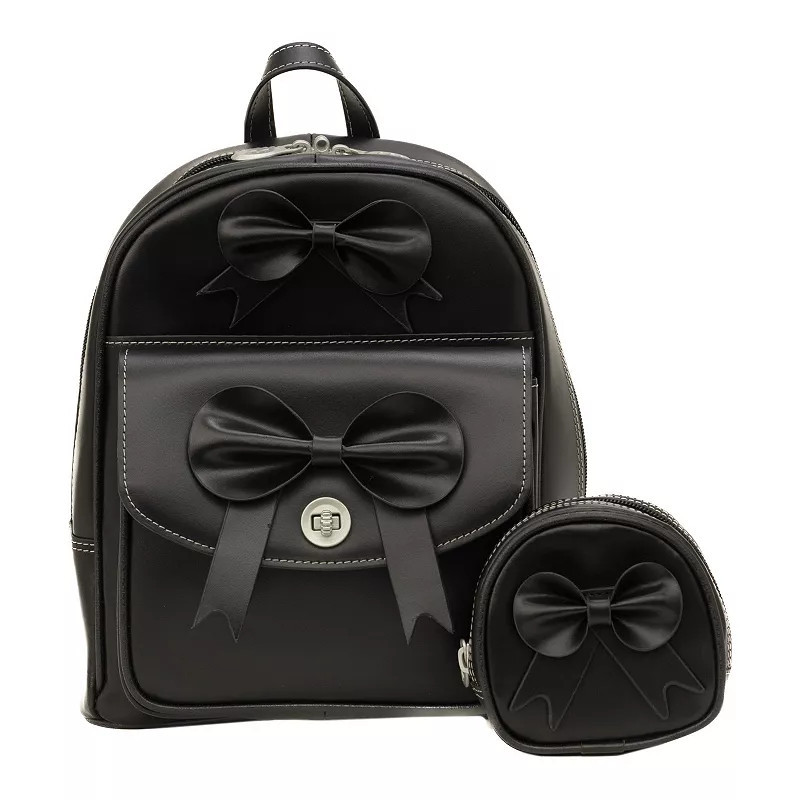 McKleinUSA Acadia Leather Mini Bow Backpack, Black | Kohl's