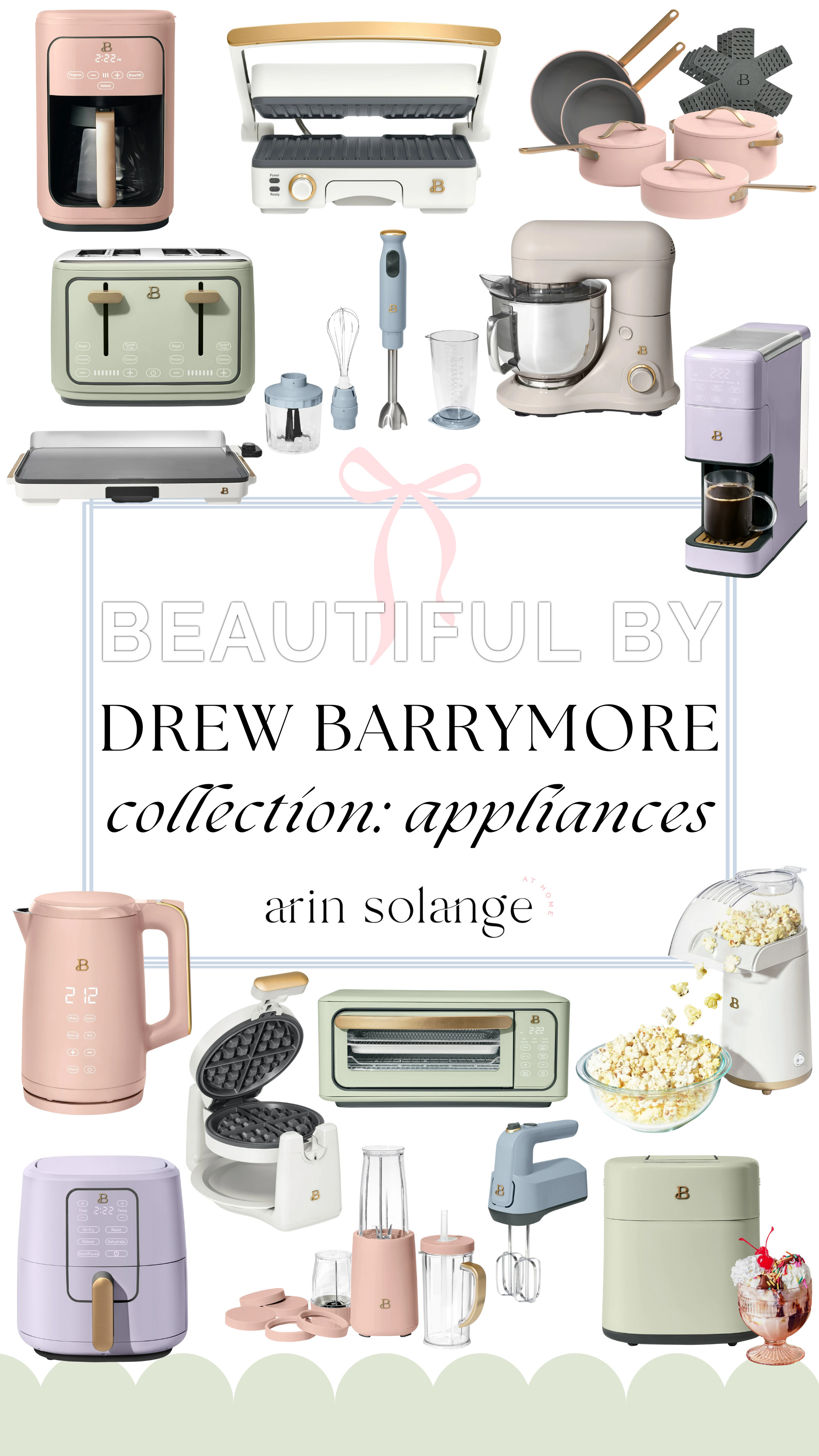 The Beautiful by Drew Barrymore line could not be more appropriately named! I love all the colors the appliances come in! #affordablehomedecor #walmart #homedecor #LTKMostLoved #LTKHome 

 