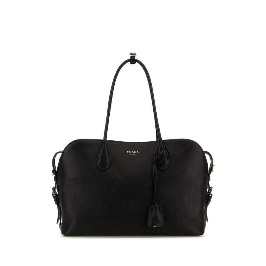Prada Black Leather Large Shopping Bag | Jomashop.com & JomaDeals.com