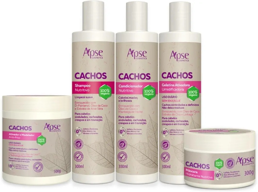 Apse Cachos Kit Completo 5 Itens | Amazon (BR)