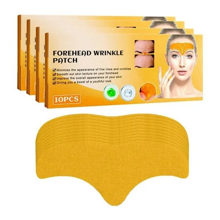 Forehead Wrinkle Patches for Face Forehead Line Remover Wrinkle Patch Set Lifting & Smoothing Forehead Wrinkles& Fine Lines for All Skin Types 40 PCS of 4 Pack | Walmart (US)