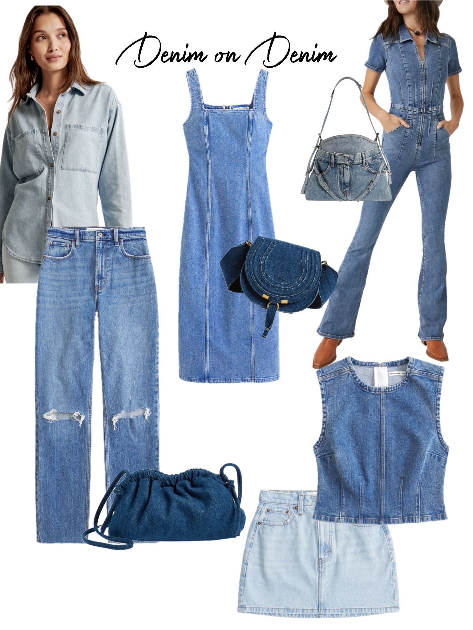 Denim on denim on denim 



#LTKSeasonal #LTKU #LTKstyletip