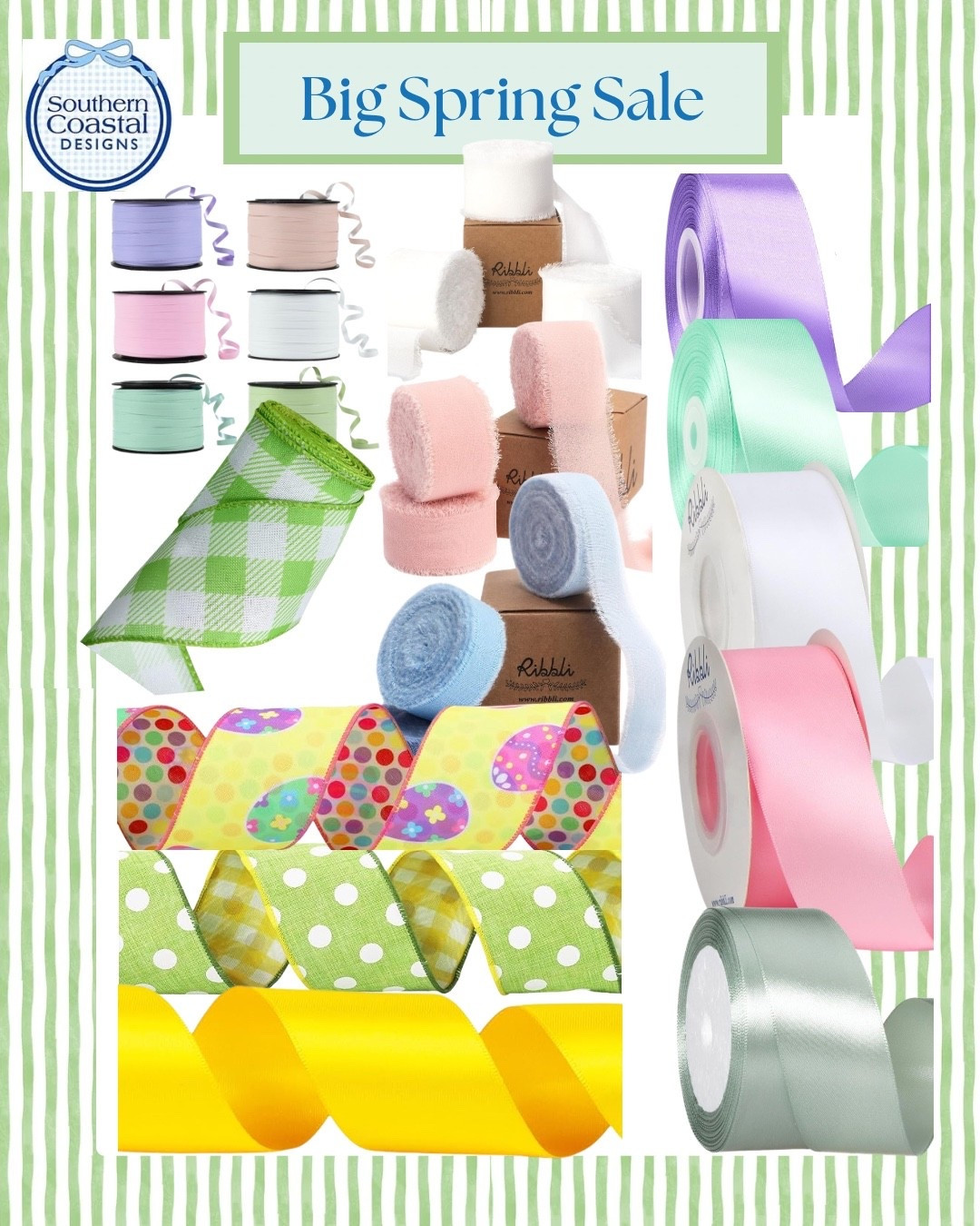 Spring Ribbon Sale 🌸🎀
So many pretty ribbons included in the Amazon Big Spring Sale — perfect for wreaths, bows, and Easter projects.

#LTKHome #LTKU #LTKSaleAlert