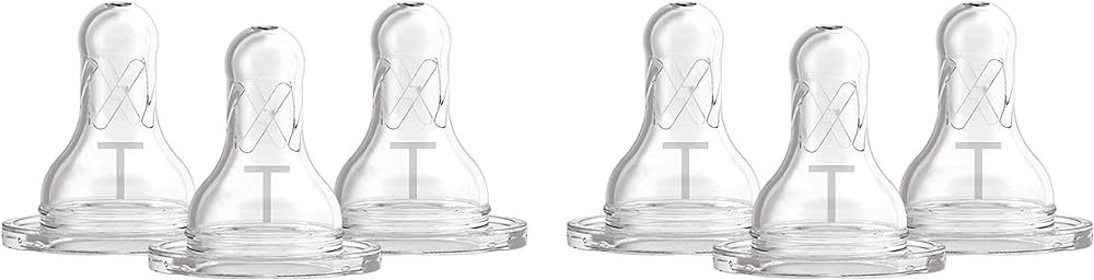 Dr. Brown’s Natural Flow Level T Narrow Baby Bottle Silicone Nipple, Slower Flow, 0m+, 100% Sil... | Amazon (US)