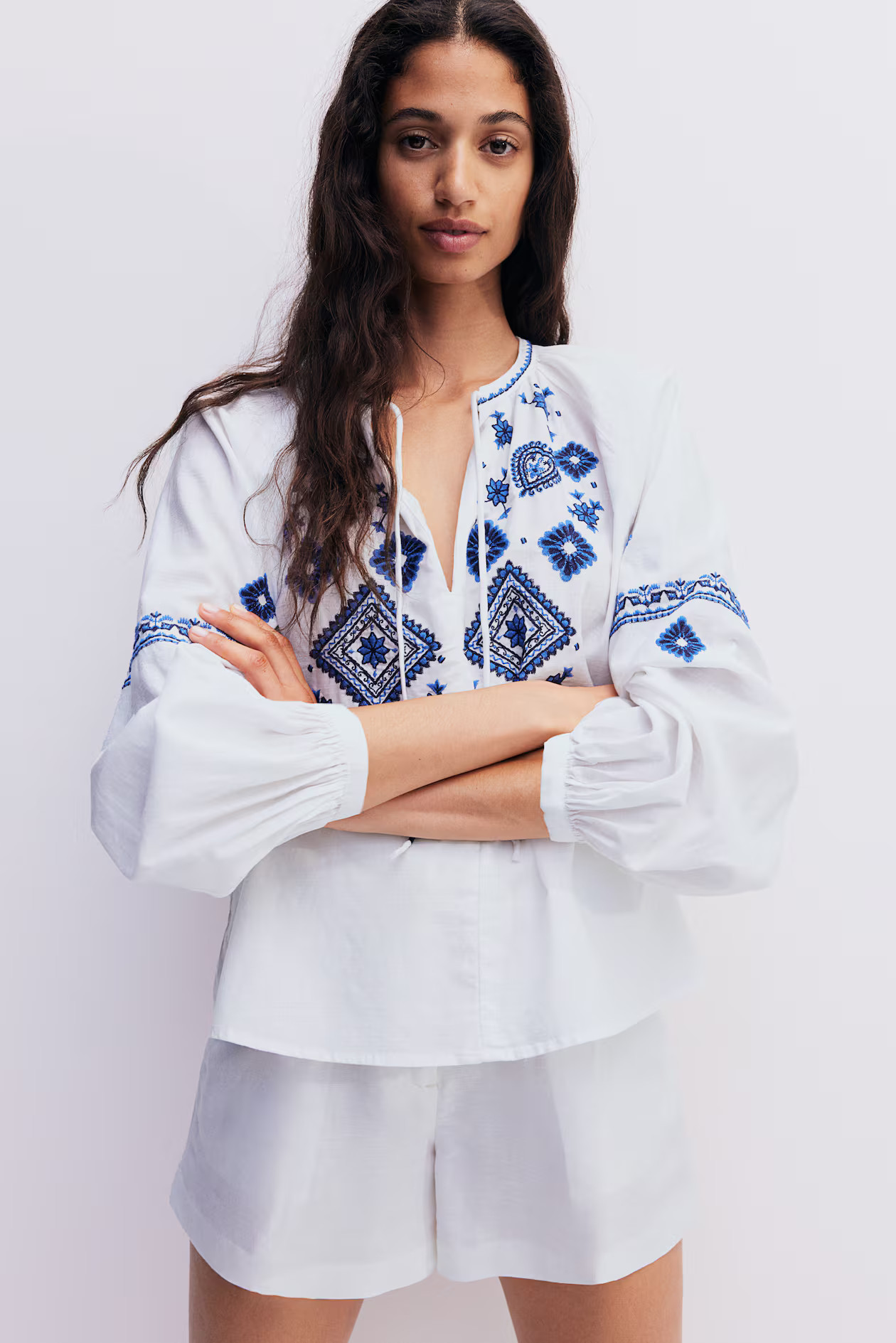 Embroidered blouse | H&M (UK, MY, IN, SG, PH, TW, HK)