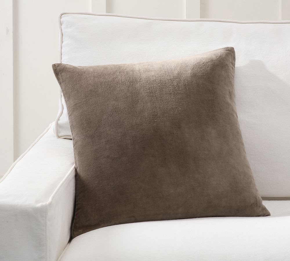 Everywhere Velvet Throw Pillow | Pottery Barn (US)