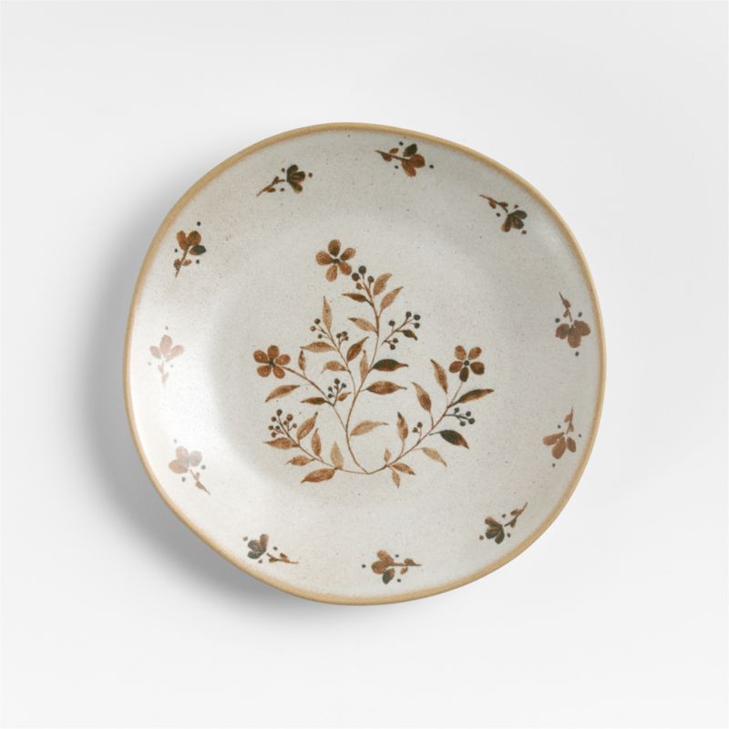 Marin Botanical Stoneware Salad Plate + Reviews | Crate & Barrel | Crate & Barrel