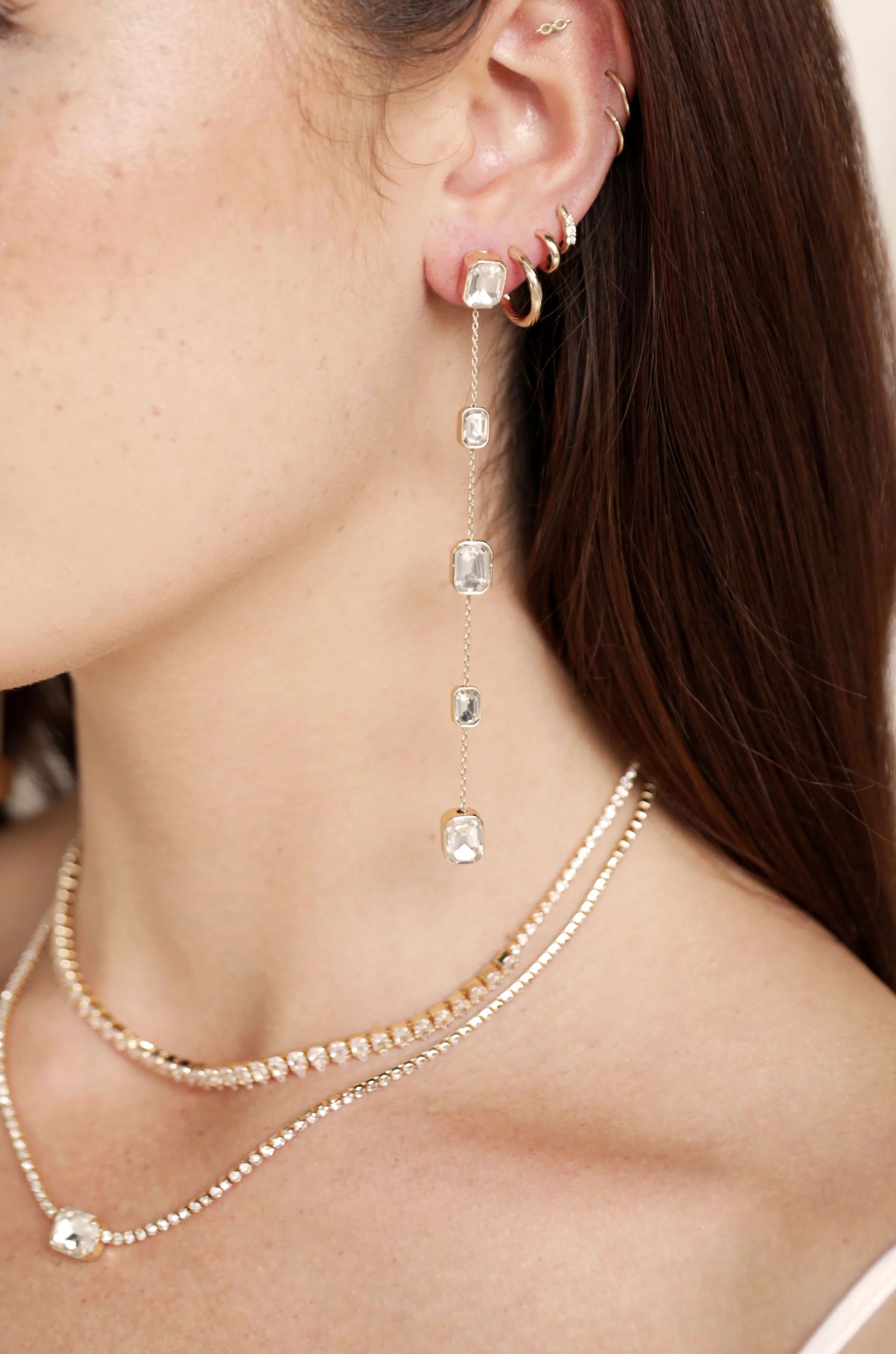 Iconic Crystal Dangle Earrings | Ettika