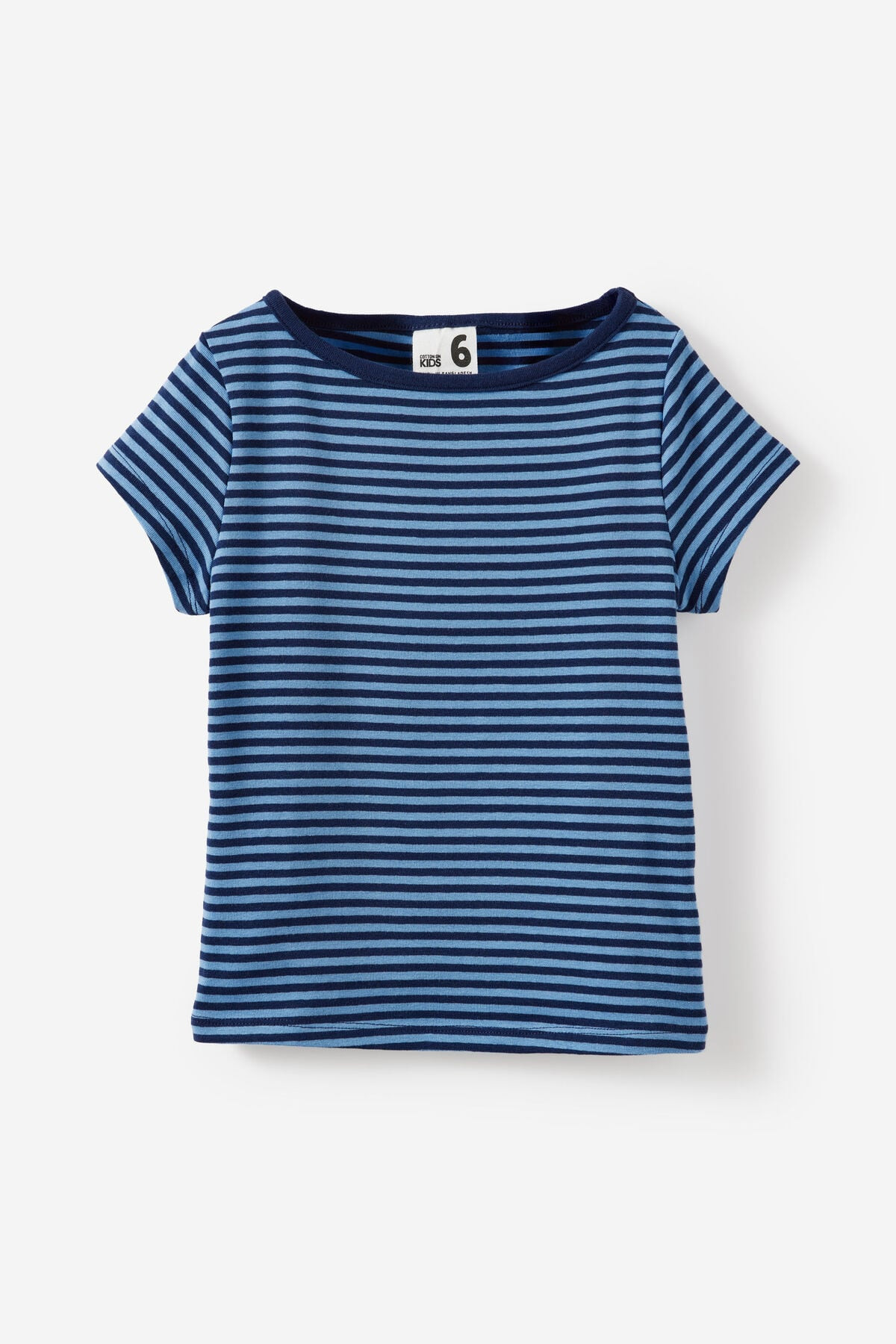 Fitted Short Sleeve Essential Boat Neck Tee | Cotton On (US)