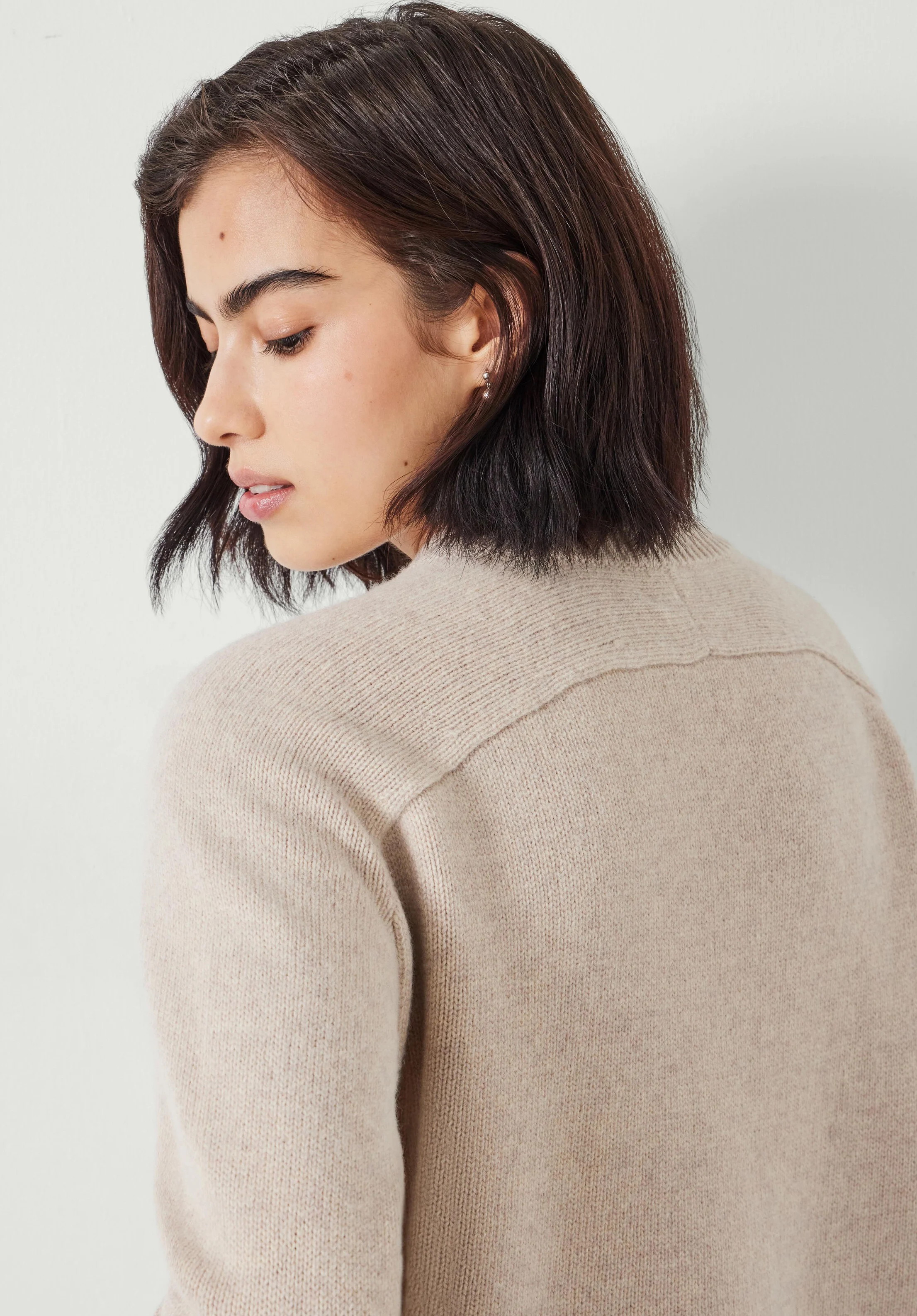Nina Merino Wool Crew Jumper | Hush UK